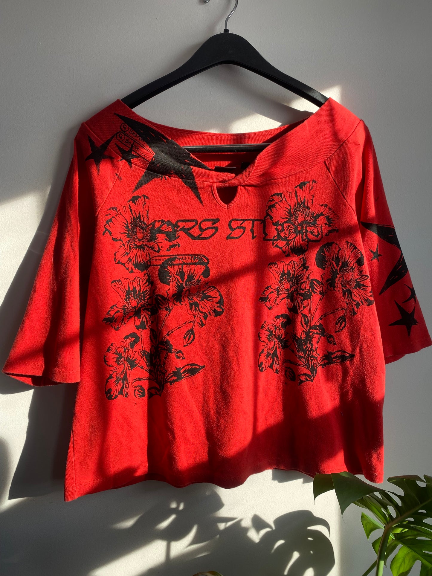 Red Poppy Flower Top