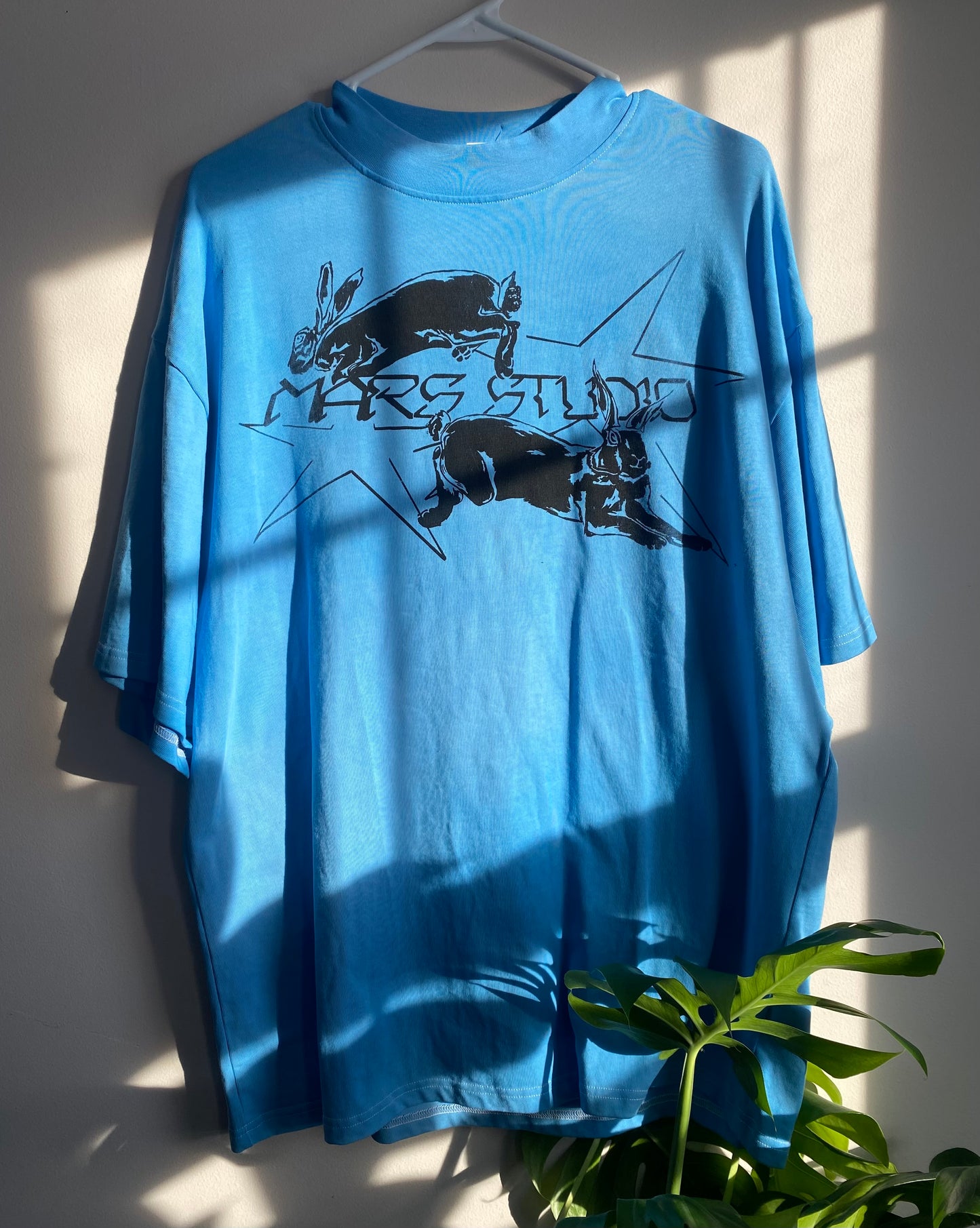 Bright Blue Bunny tee
