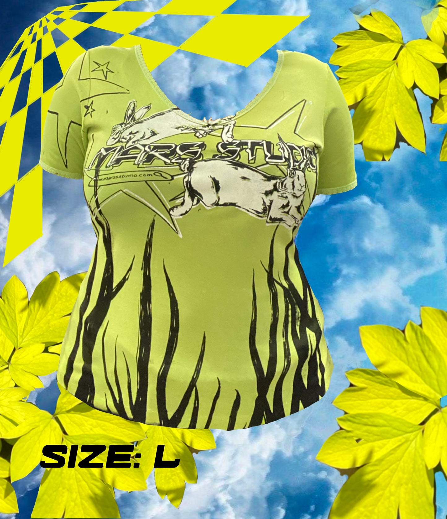 Lime Green Bunny