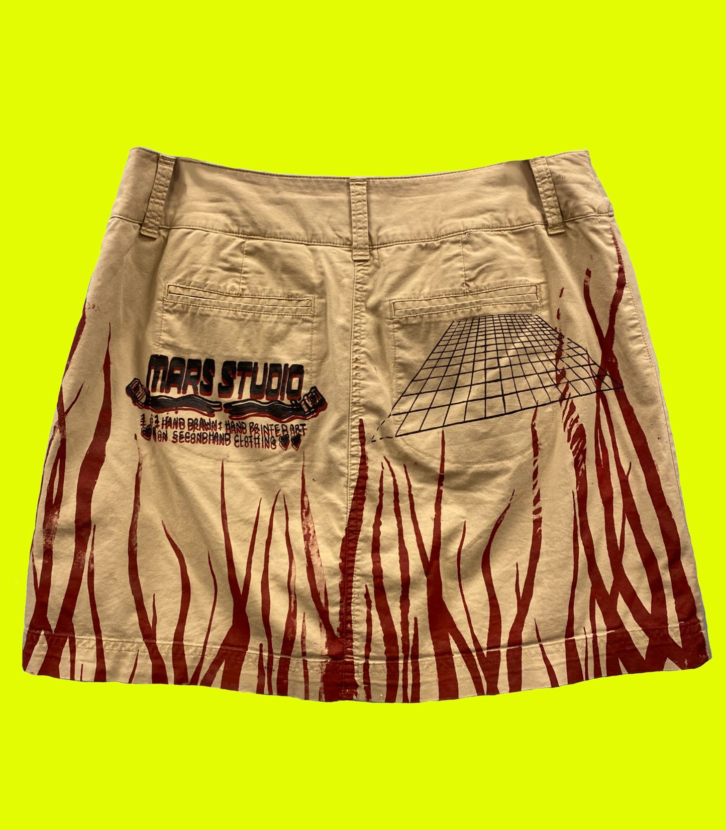 Lean into Love Tan Mini Skort