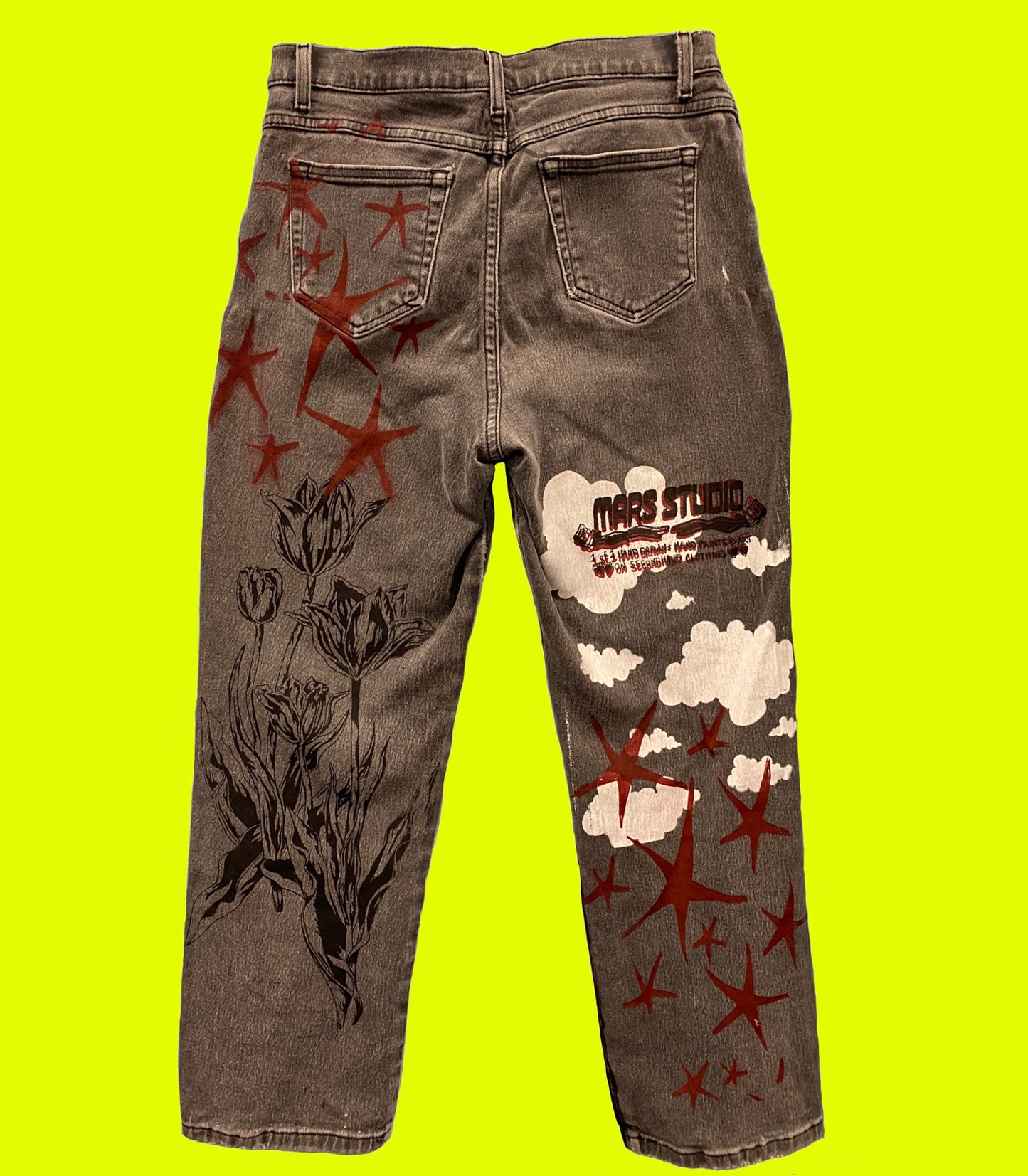 Lean into Love Grey Tapered Leg