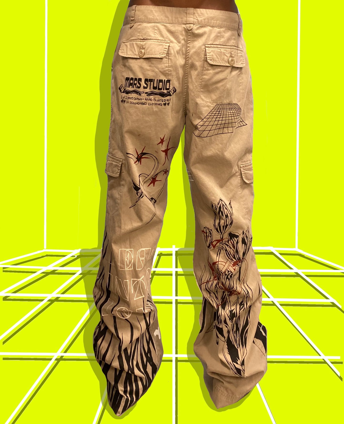 Lean into Love Tan Cargo