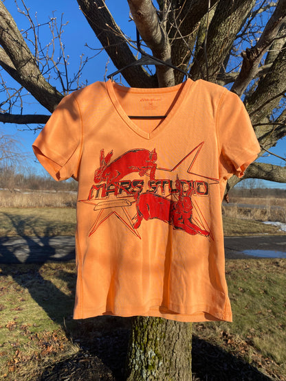 Orange V-Neck