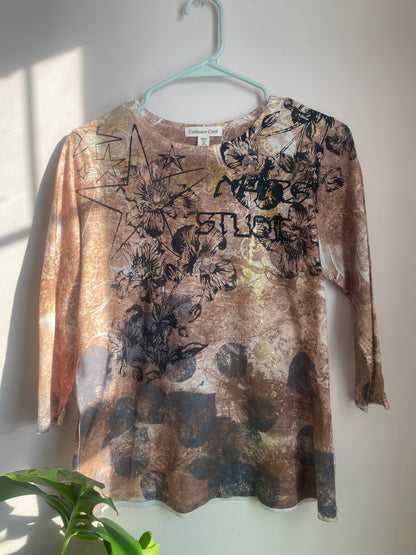 Gold Metallic Top