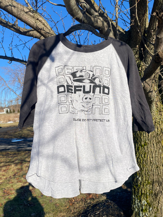 Defund Ringer Tee
