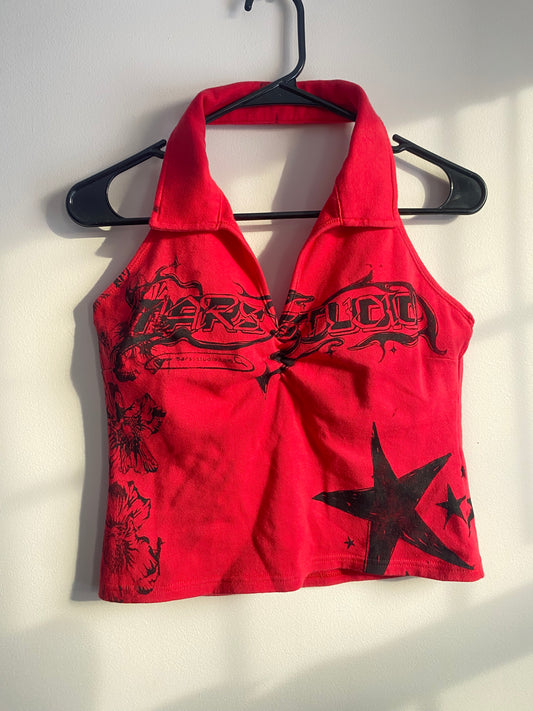 Halter Crop Mars Studio Logo