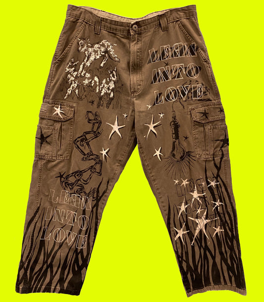 Lean into Love Grey Cargo