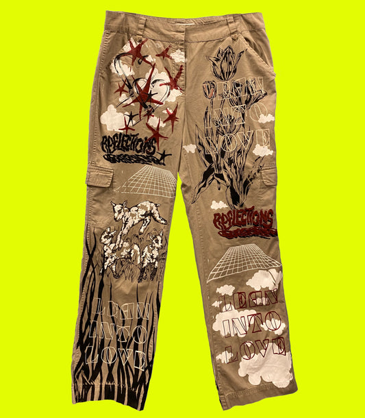 Lean into Love Tan Cargo