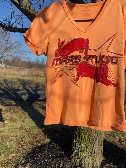 Orange V-Neck