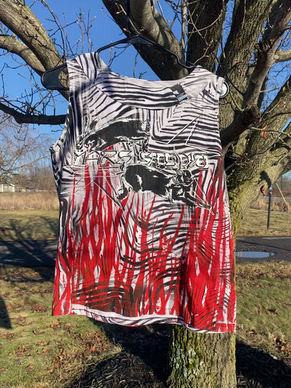 Metal accent top