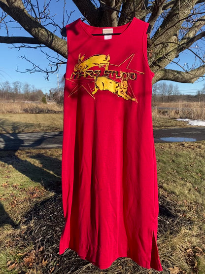 Red Midi Dress